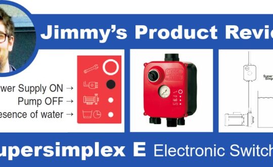 Electronic water pump pressure switch - SuperSimplex E