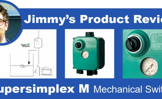 Water pump pressure switch - SuperSimplex M (mechanical)