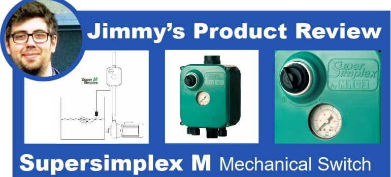 Water pump pressure switch - SuperSimplex M (mechanical)