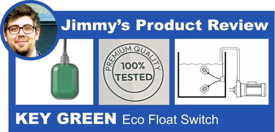 Mac3 Float Switch - Key Green - made with Recycled Plastic